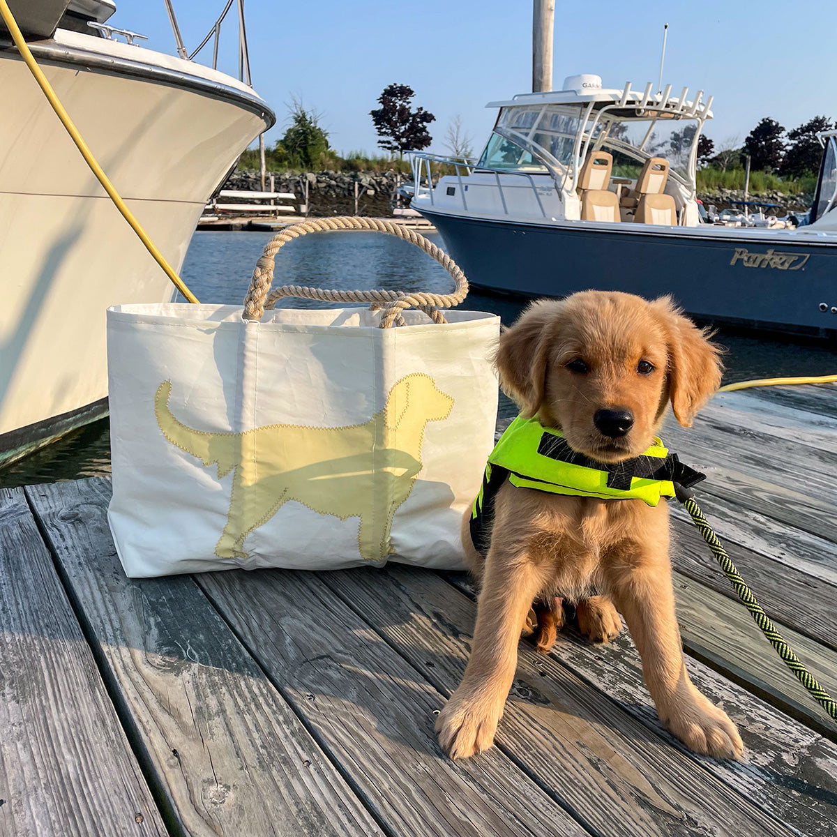 Golden Retriever Large Tote Alternate Image 1