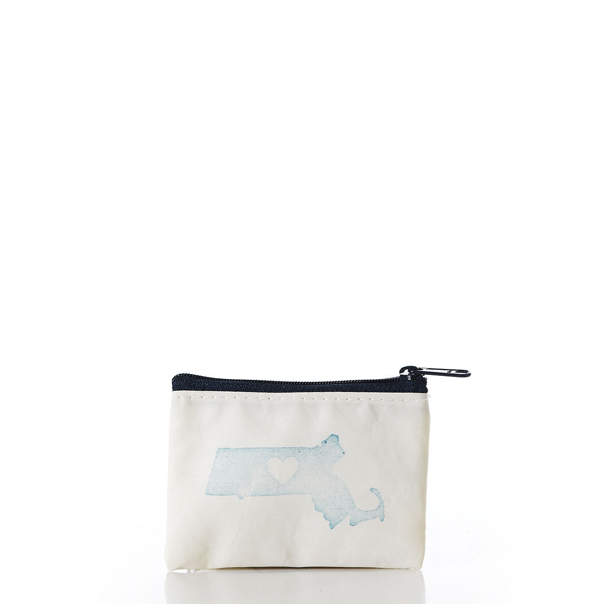 Navy State of Massachusetts Change Purse