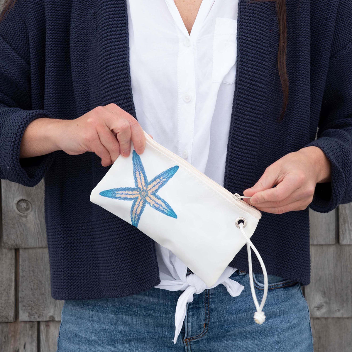 Multicolor Starfish Wristlet