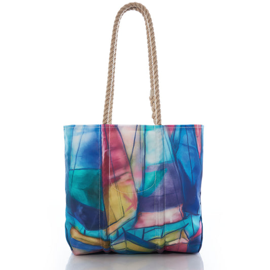 Multicolor Sailboats Tote Alternate Image 1