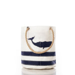 Breton Stripe Whale Beverage Bucket