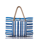 Santorini Stripe Pier Tote