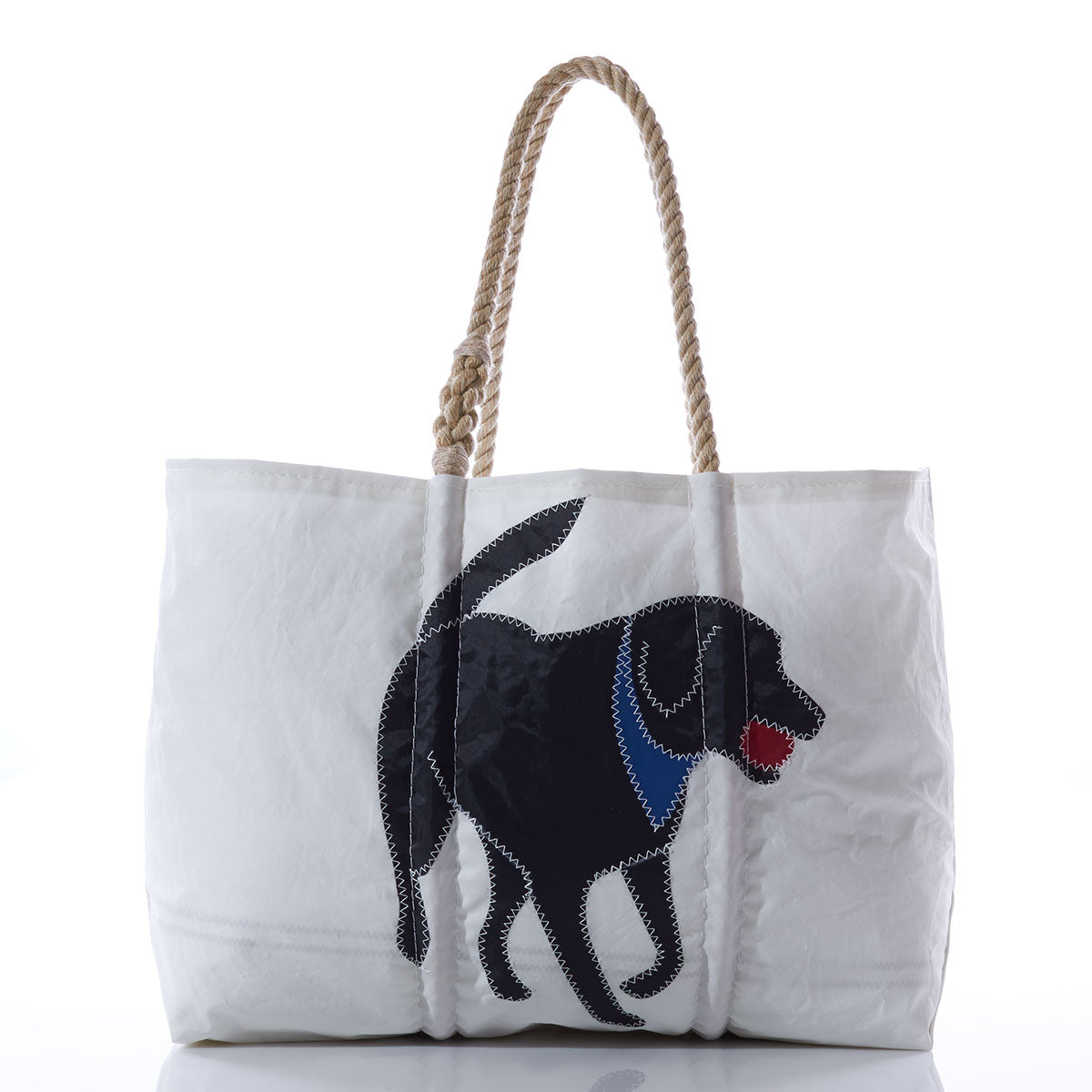 Black Lab Large Tote Bag | Gifts for Pet Lovers | Recycled Sail 
