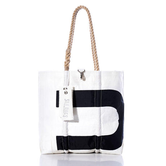 Vintage Black U Medium Tote