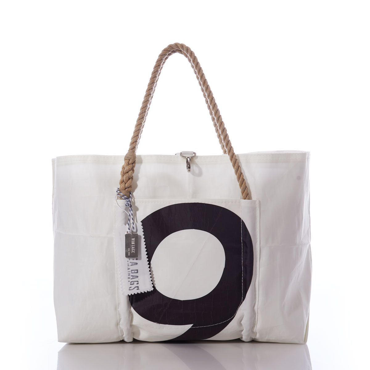 Vintage Black 6 Wharf Tote