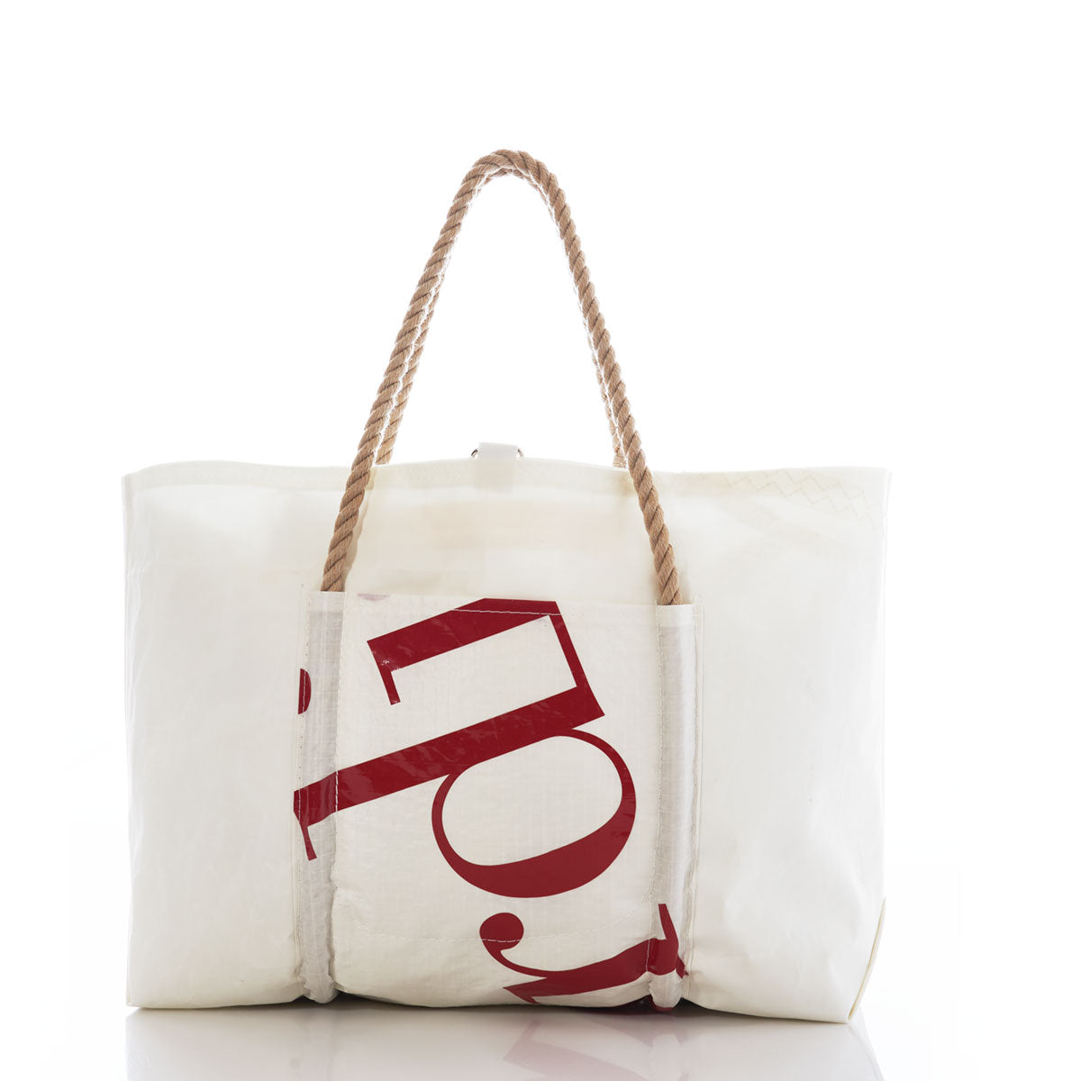 Vintage Red Acordi Wharf Tote Alternate View