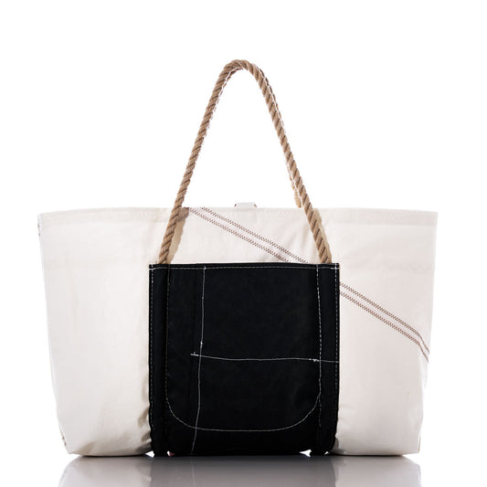 Vintage Red and Black Wharf Tote Alternate View