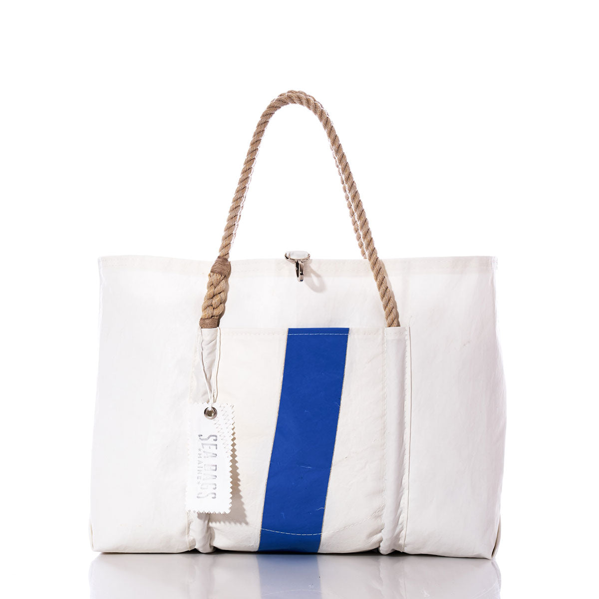 Vintage Blue Stripe Wharf Tote