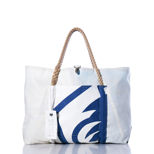 Vintage Coastal Mountain Wharf Tote