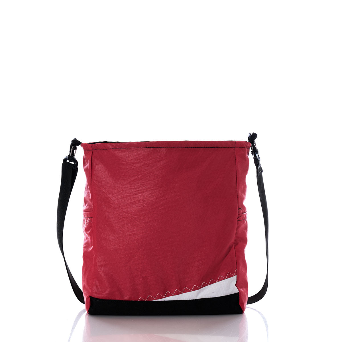 Vintage Red and White Medium Voyager Crossbody Alternate View
