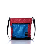 Vintage Red and Blue Medium Voyager Crew Crossbody