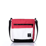 Vintage Faded Red and White Medium Voyager Crew Crossbody