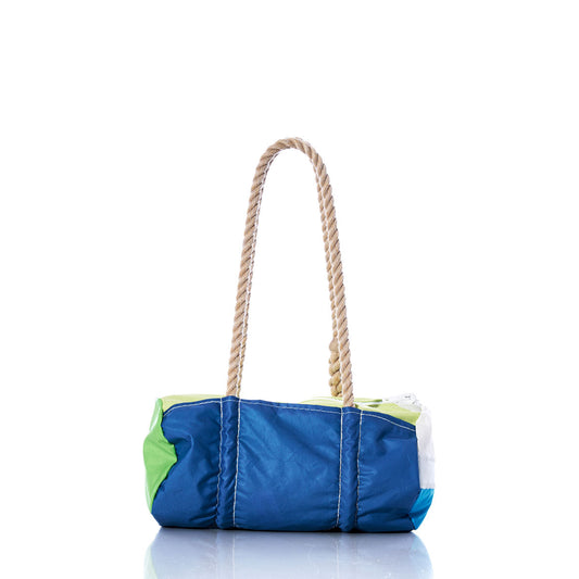 Vintage Blue and Green Baguette Bag Alternate View