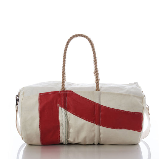 Vintage Red 37 Duffel Alternate View