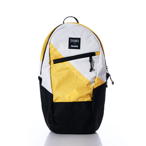 Vintage Crew White Yellow Zig Backpack