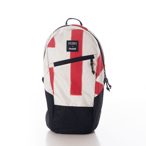 Vintage Red Stripe Backpack