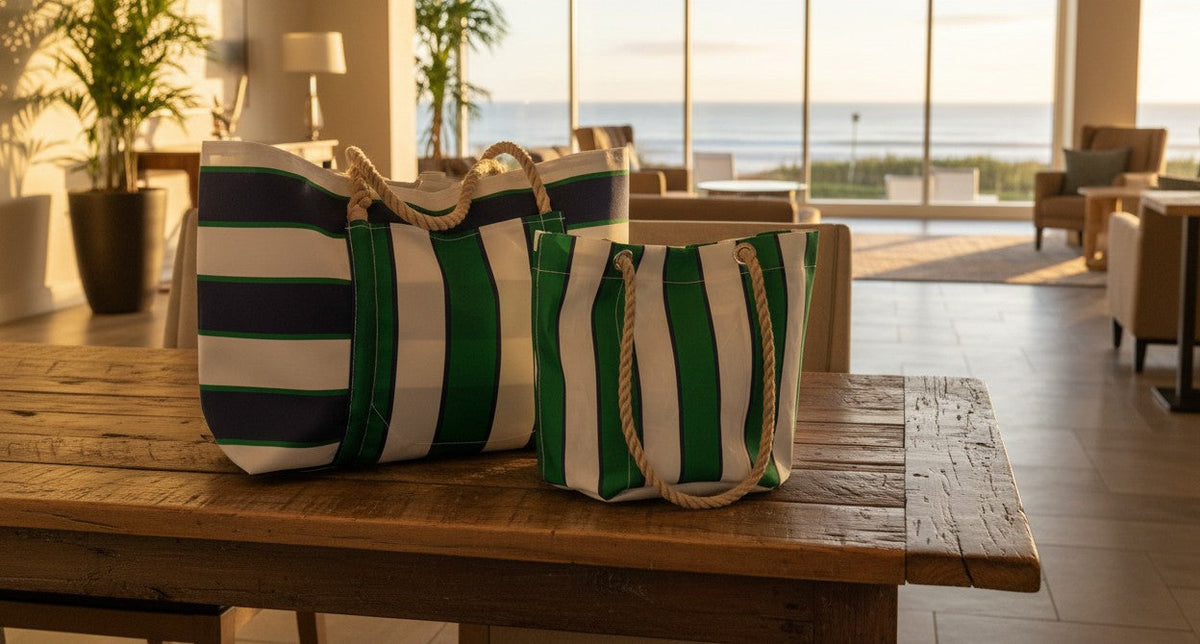 Striped Totes, Handbags, & Wristlets