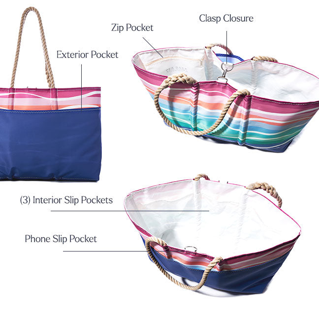 Sunset Surf Ogunquit Beach Tote – Sea Bags