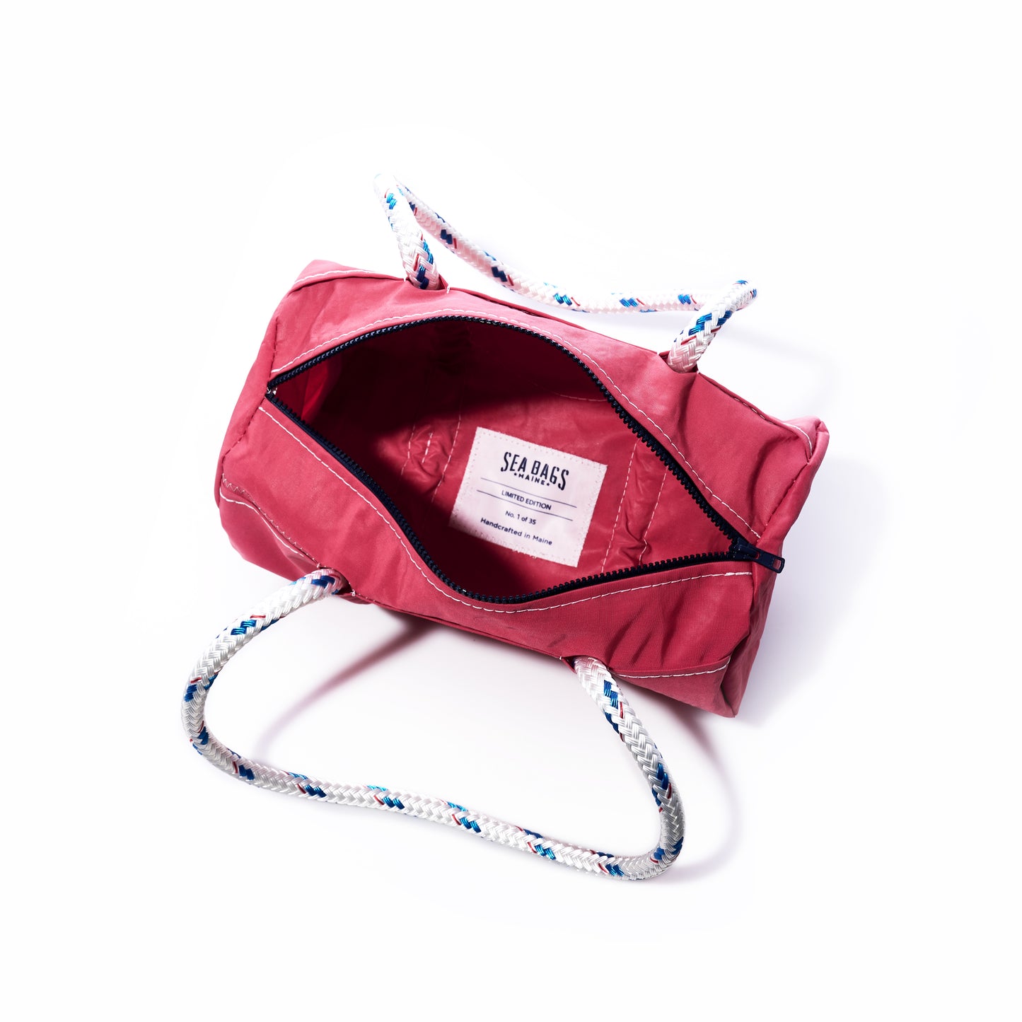 Auction Sailboat on Red Baguette Bag #1 of 35