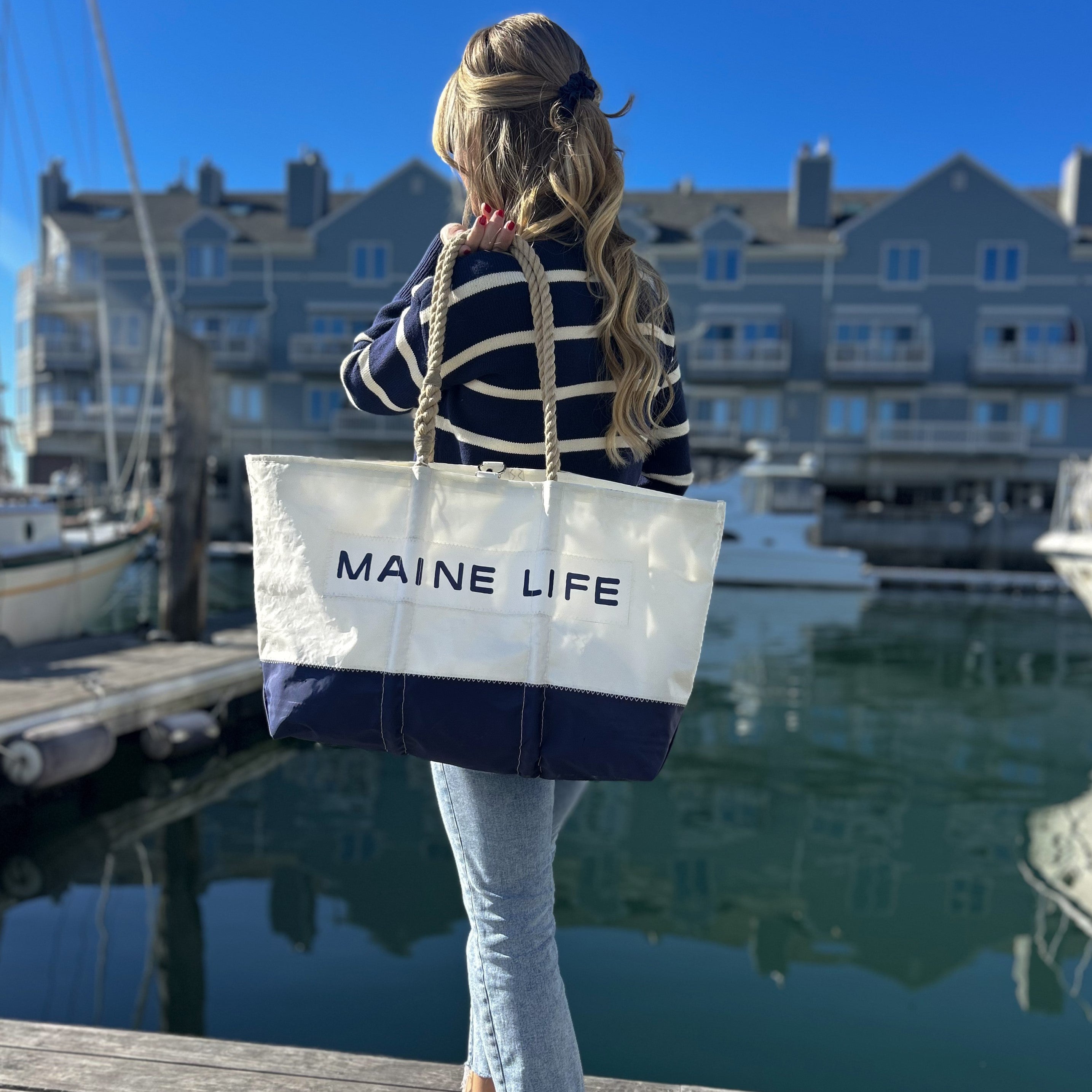 Maine Life Large Tote – Sea Bags