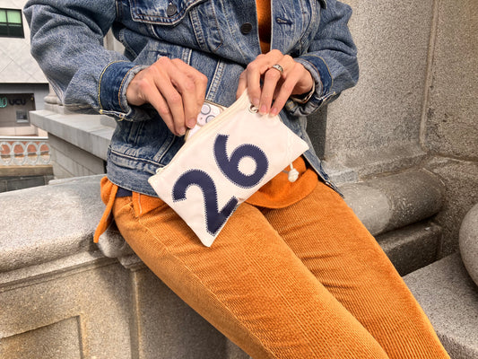 Navy 2026 Graduation Wristlet