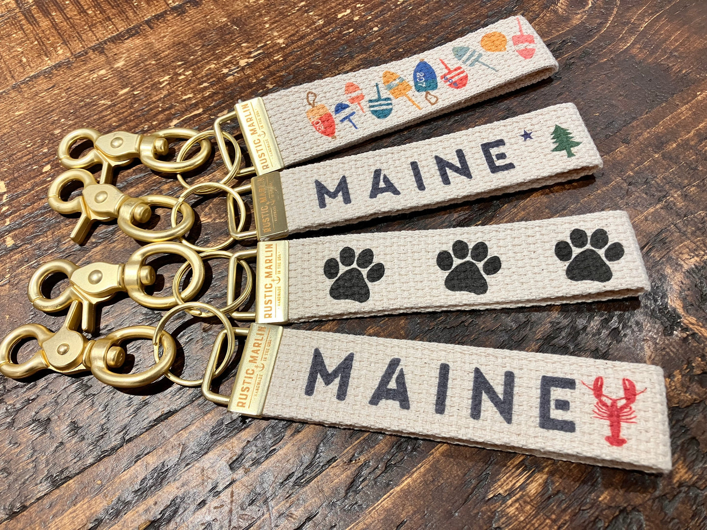 Rustic Marlin - Keychain Maine Bicentennial