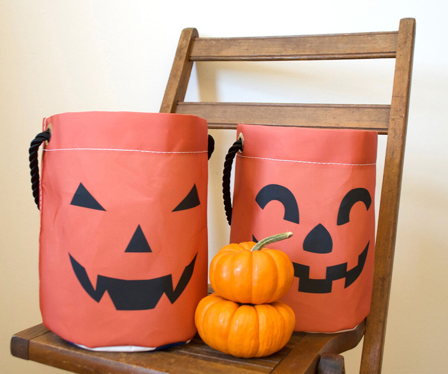 Jack O'Lantern Bucket Bag