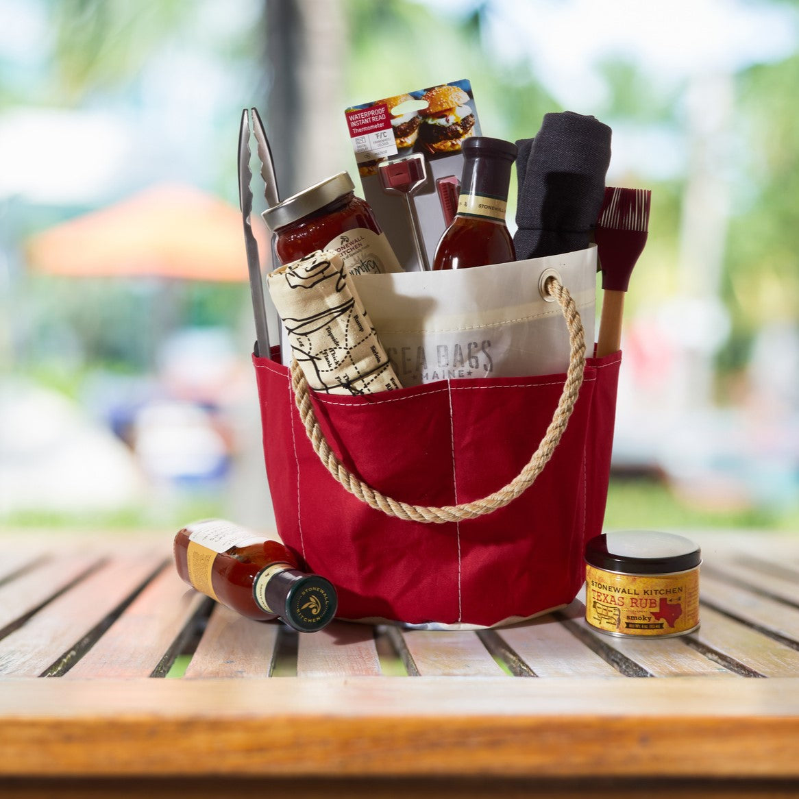 All Purpose Red Tool Bucket Bag