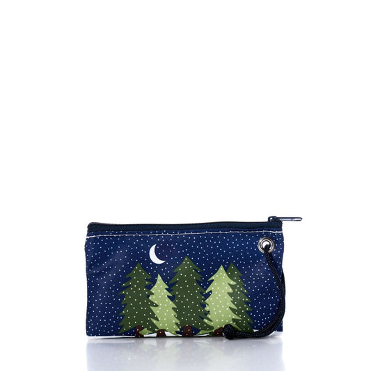 Midnight Snow Wristlet