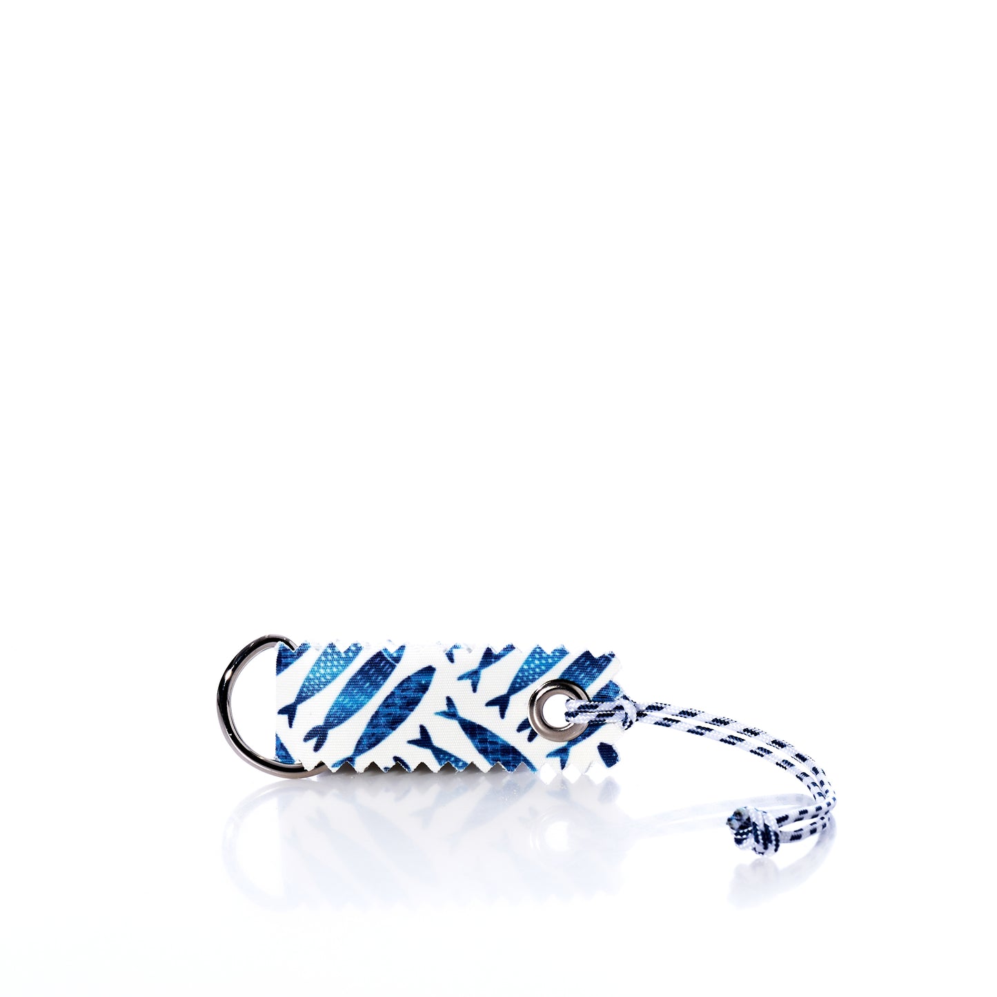 Fish Print Sail Bag Charm