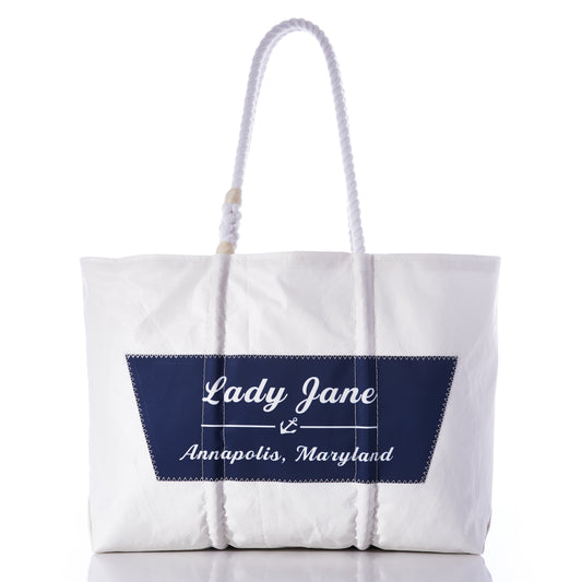 Custom Boat Name Tote