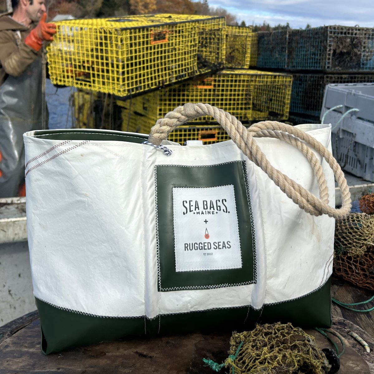 Trapline Large Tote - Dark Green