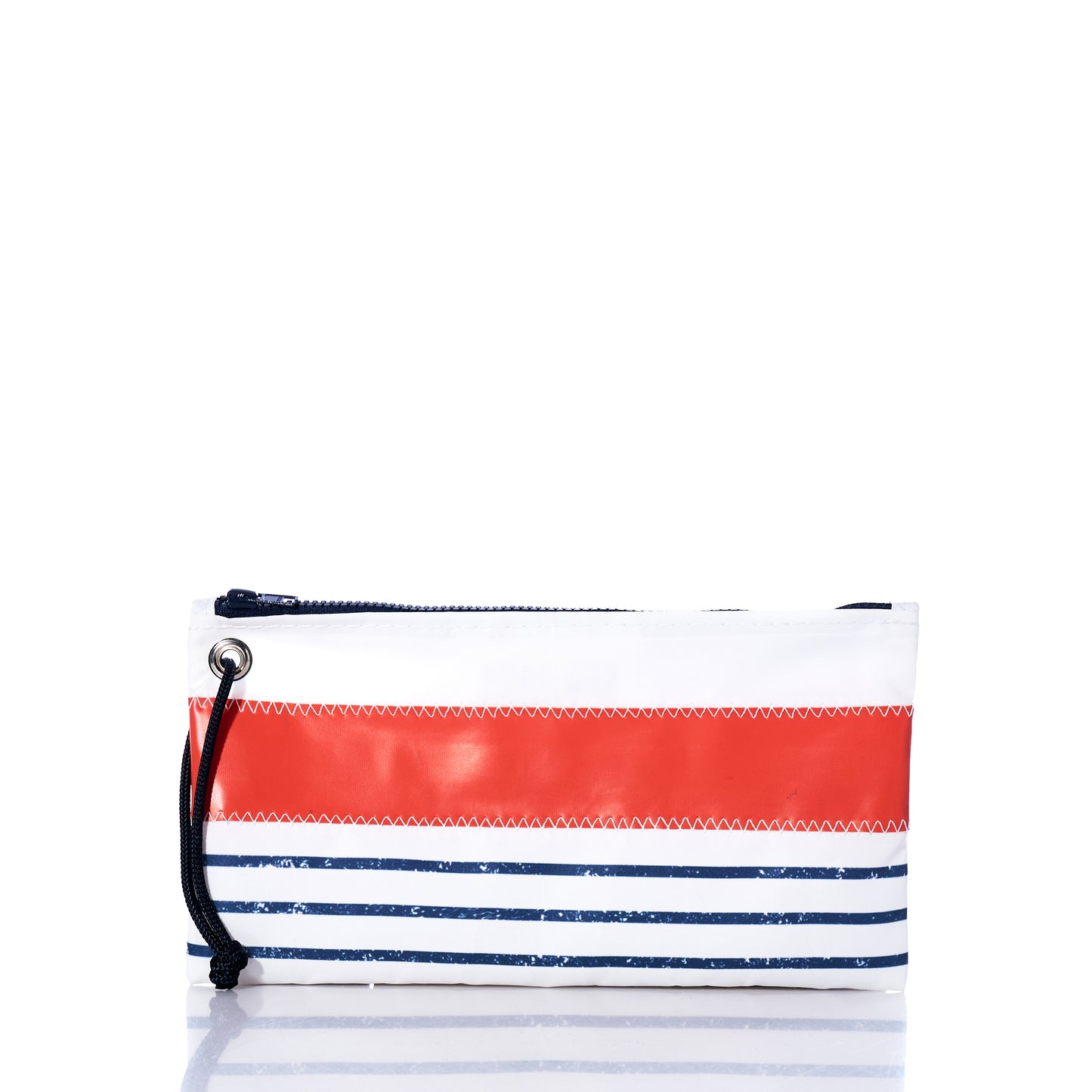 Trapline Mariner Stripe Large Wristlet - Orange