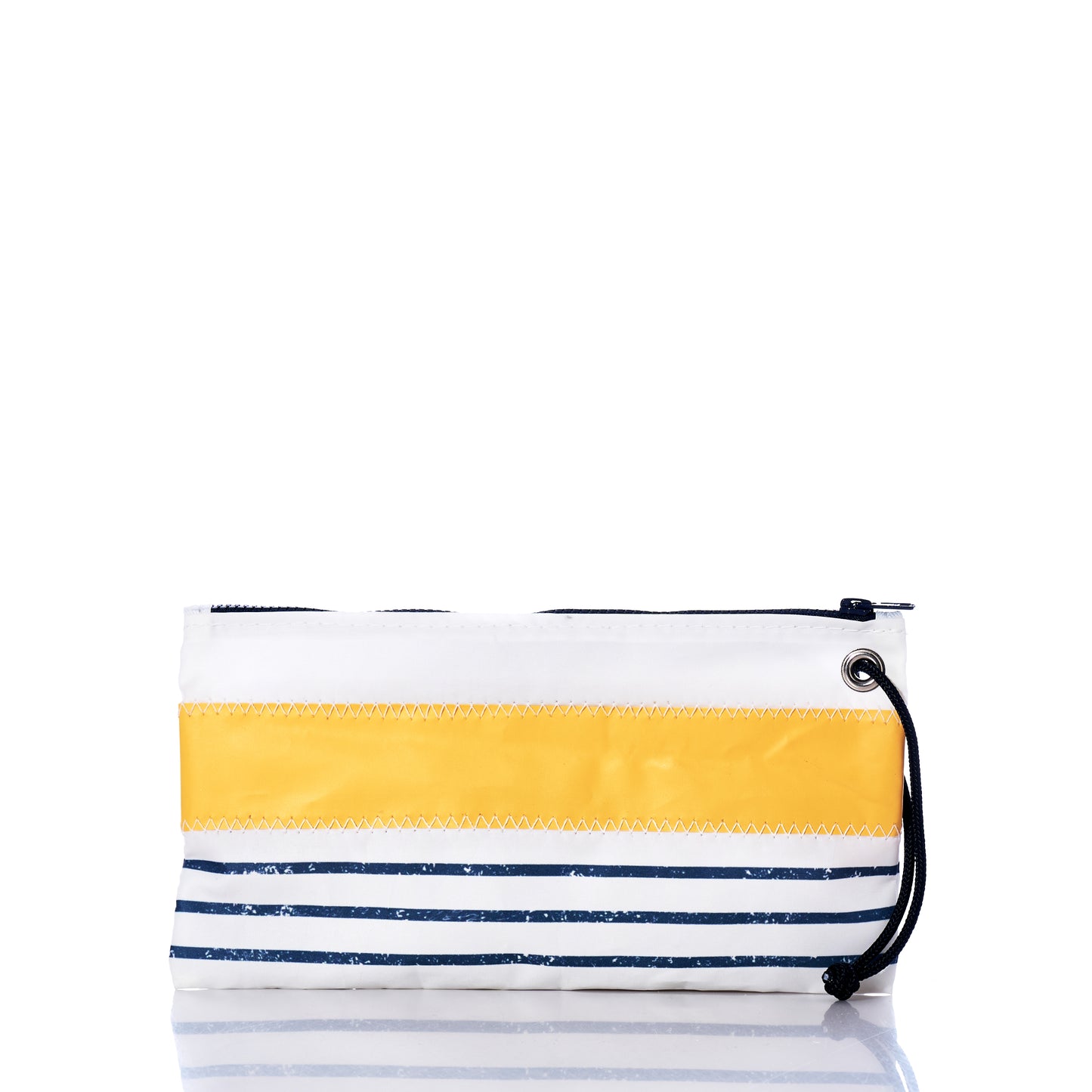 Trapline Mariner Stripe Large Wristlet - Golden Yellow