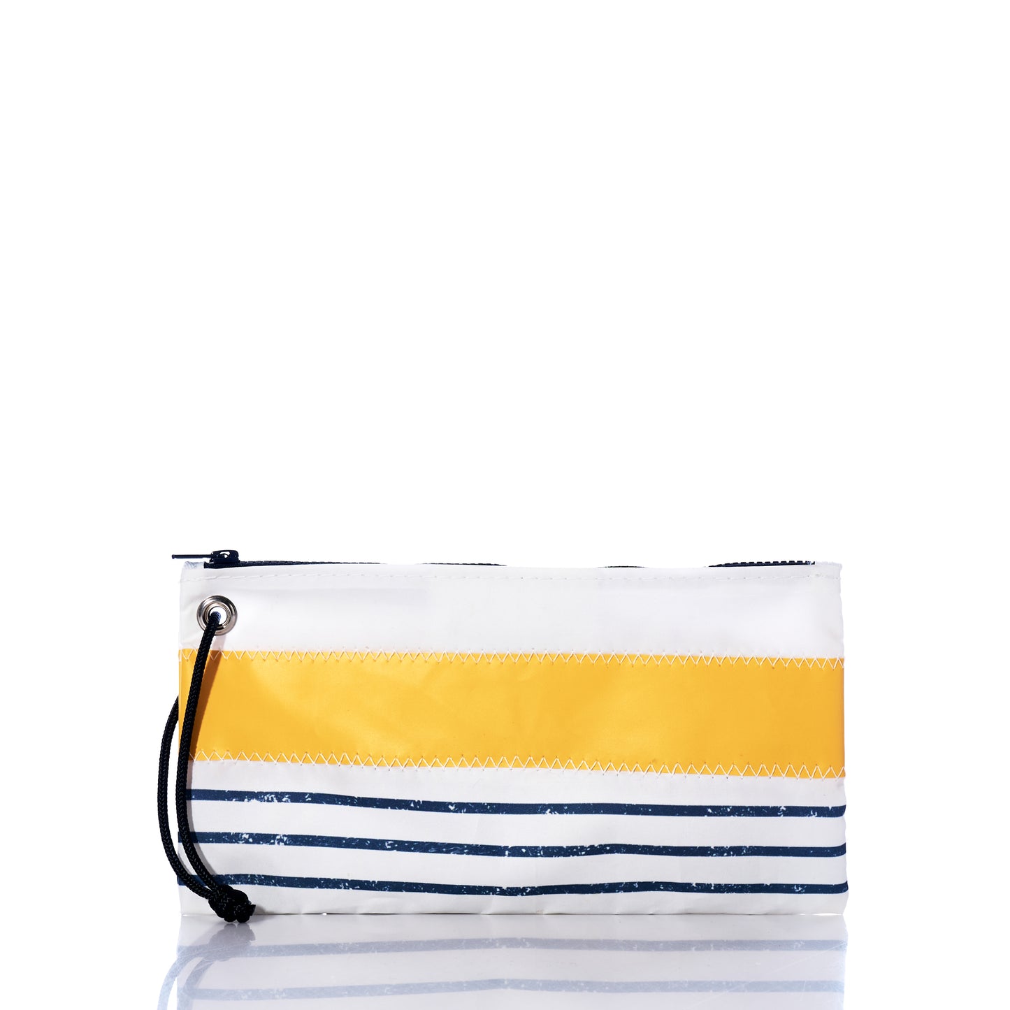 Trapline Mariner Stripe Large Wristlet - Golden Yellow