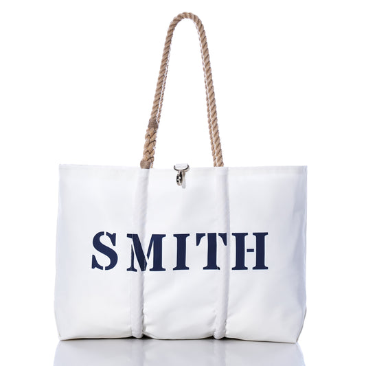 Custom Family Gift Tote - White