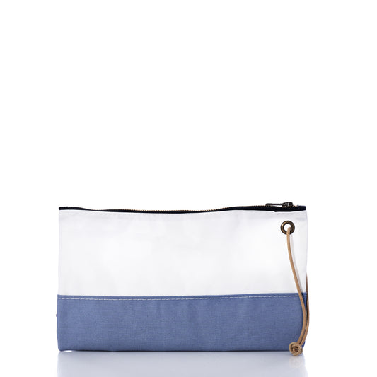 Chambray Blue Chebeague Large Wristlet