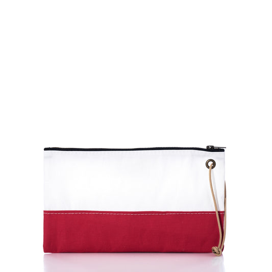 Red Chebeague Large Wristlet