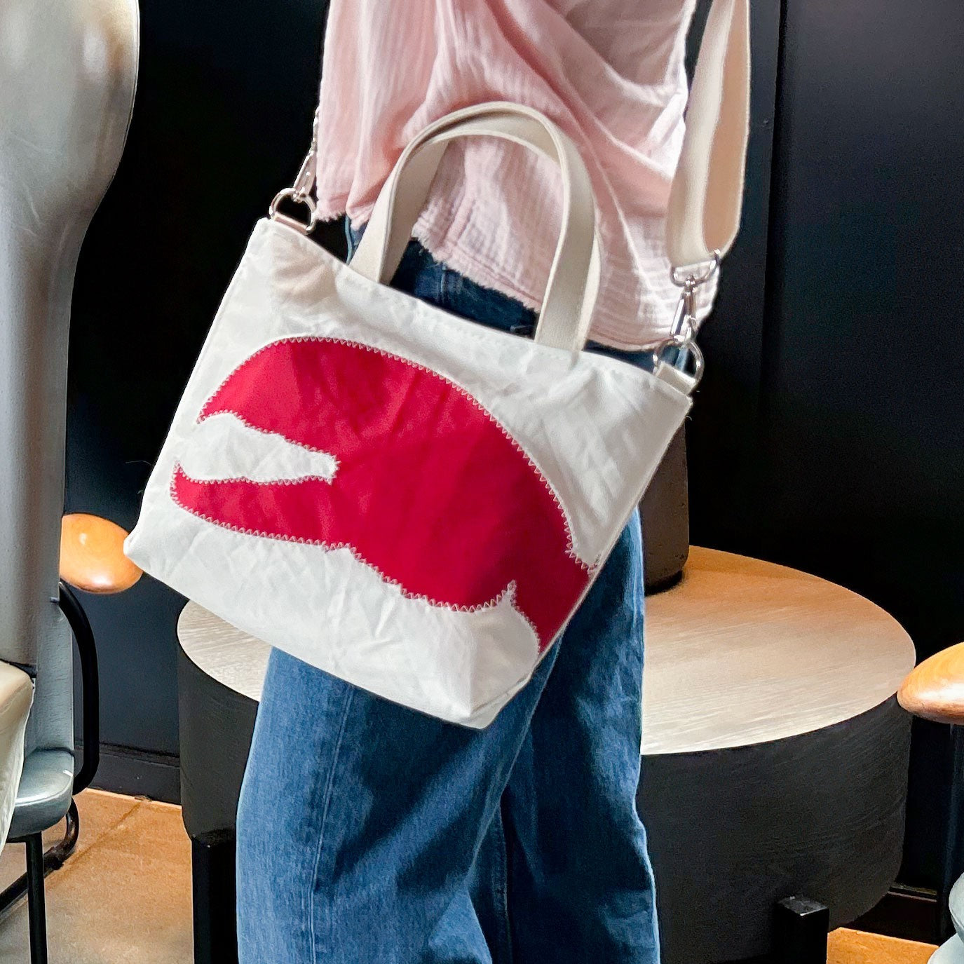 Red Lobster Claw Crossbody Tote