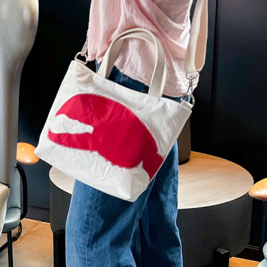 Red Lobster Claw Crossbody Tote