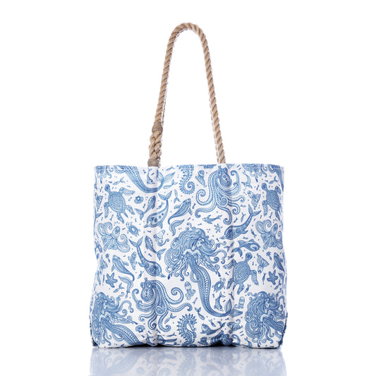 Paisley Mermaid Medium Tote