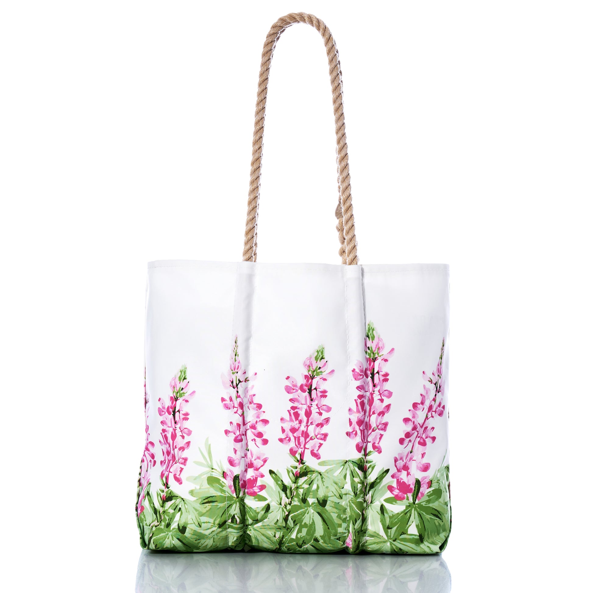 cure pink lupines fundraiser tote