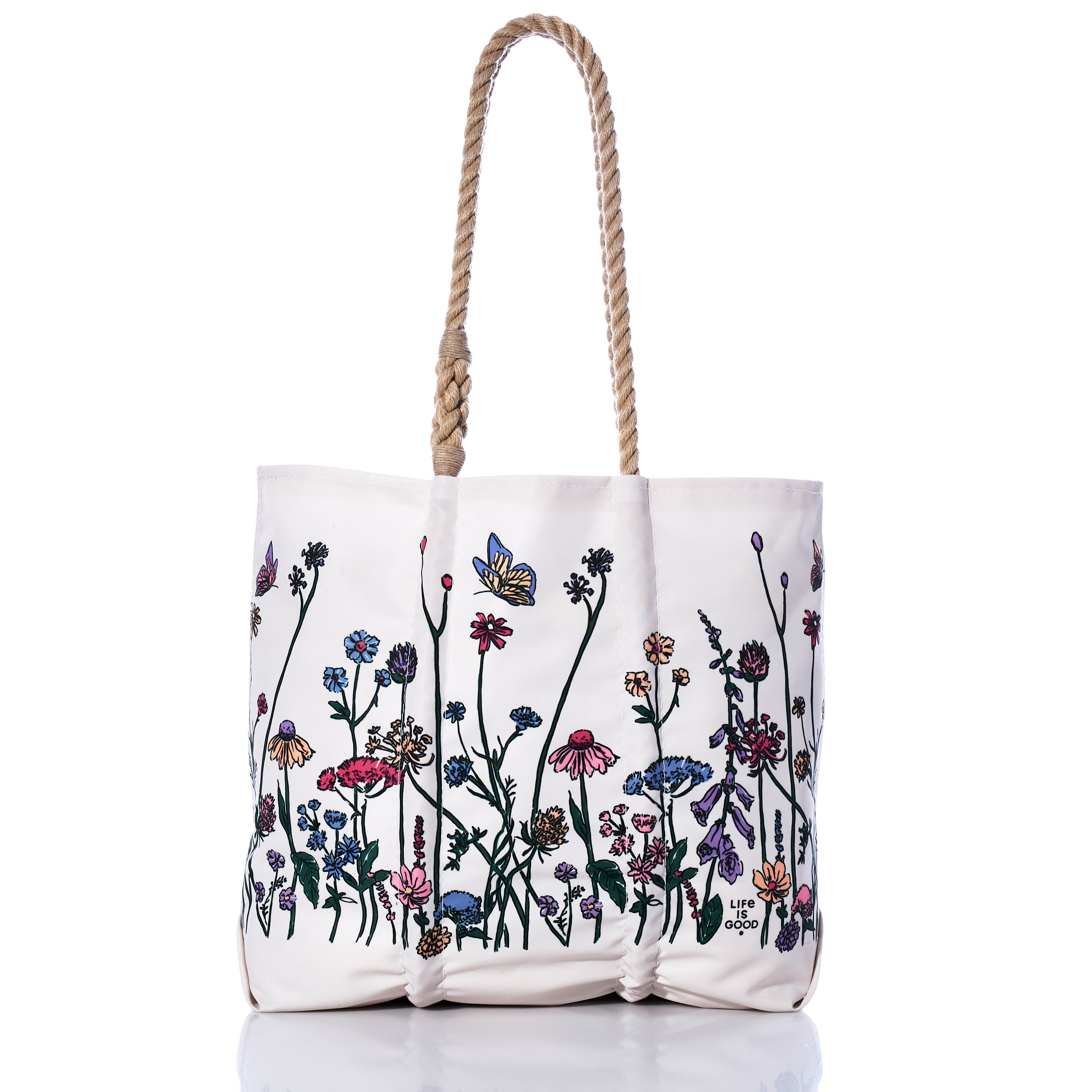 Life is Good Wildflowers Medium Tote – Sea Bags