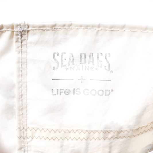 LIfe is good Wildflowers tote inside stamp