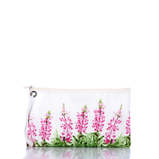Cure Pink Lupine Large Wristlet