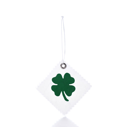 Four Leaf Clover Sail Cloth Gift Tag