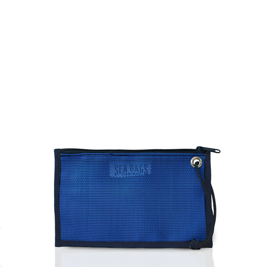 Harbor Blue Mesh Tote Organizer Pouch