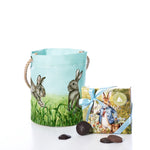 Leaping Bunnies Bucket with Chocolates