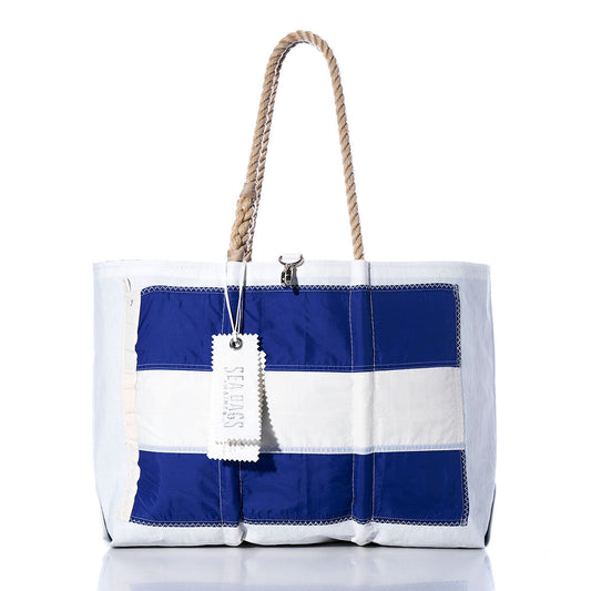 Juliett Signal Flag Large Tote