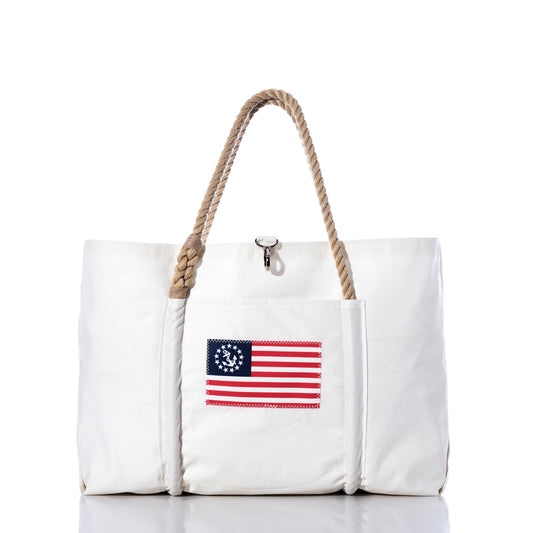 U.S. Yacht Ensign Wharf Tote